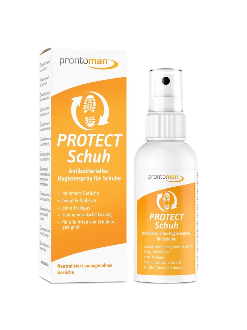 Prontoman PROTECT Schuh — антибактериальный спрей для обуви 75 мл | Bodycare