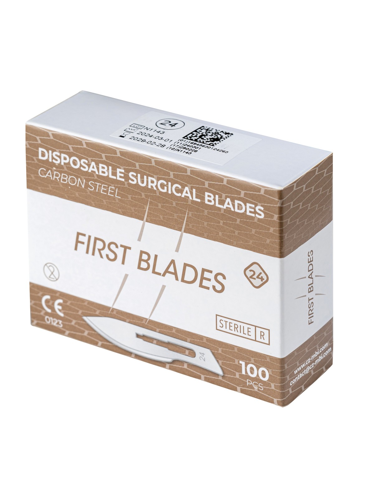 First Blades Scalpel №24 - 100шт