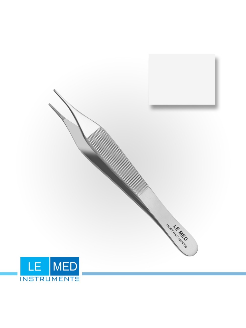 Пинцет Adson 12 см (L-6494) – хирургический инструмент для точного захвата тканей