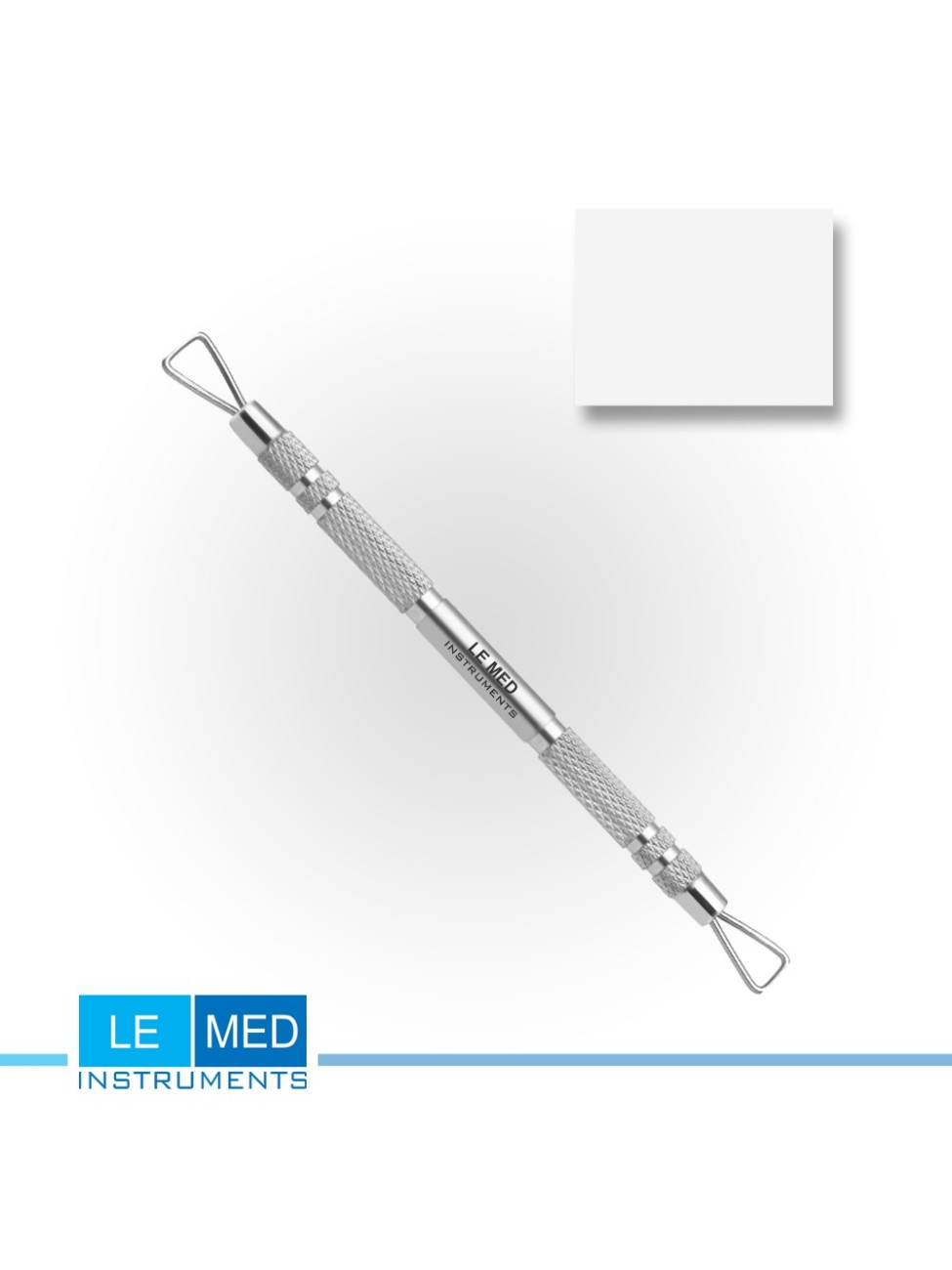 Треугольный пушер для кутикулы Le Med L-6224 – профессиональный инструмент для маникюра и педикюра