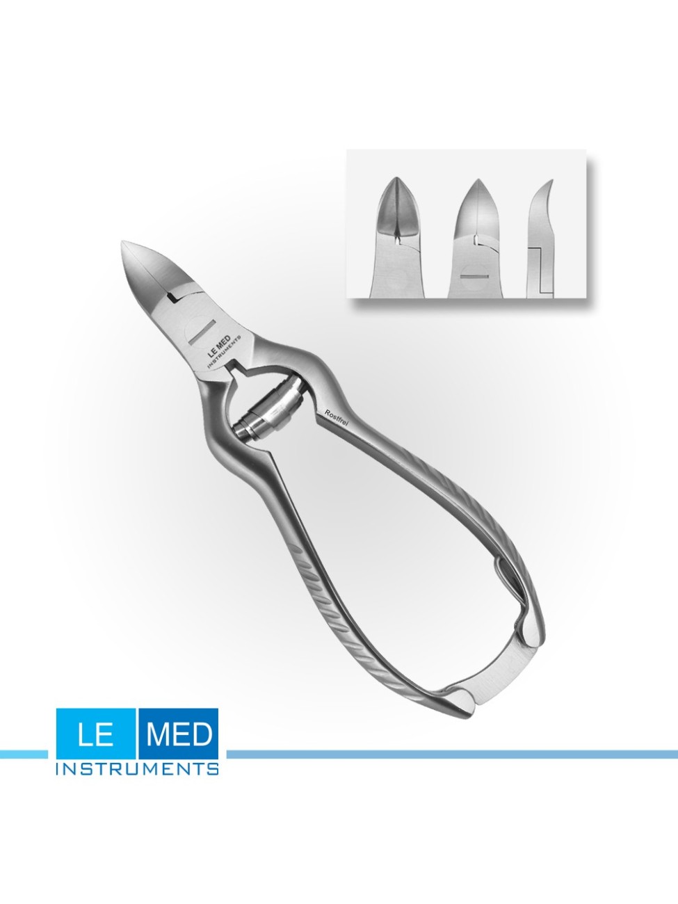 Le Med Double Action küünetangid 12 cm – professionaalne pediküüritööriist