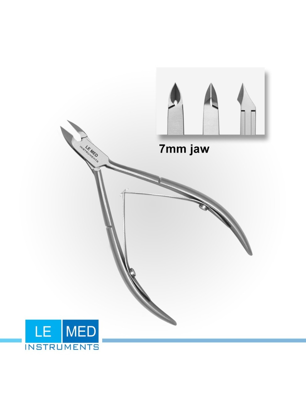 Le Med L-6132 küünenahatangid— 7 mm, topeltvedru, 13 cm