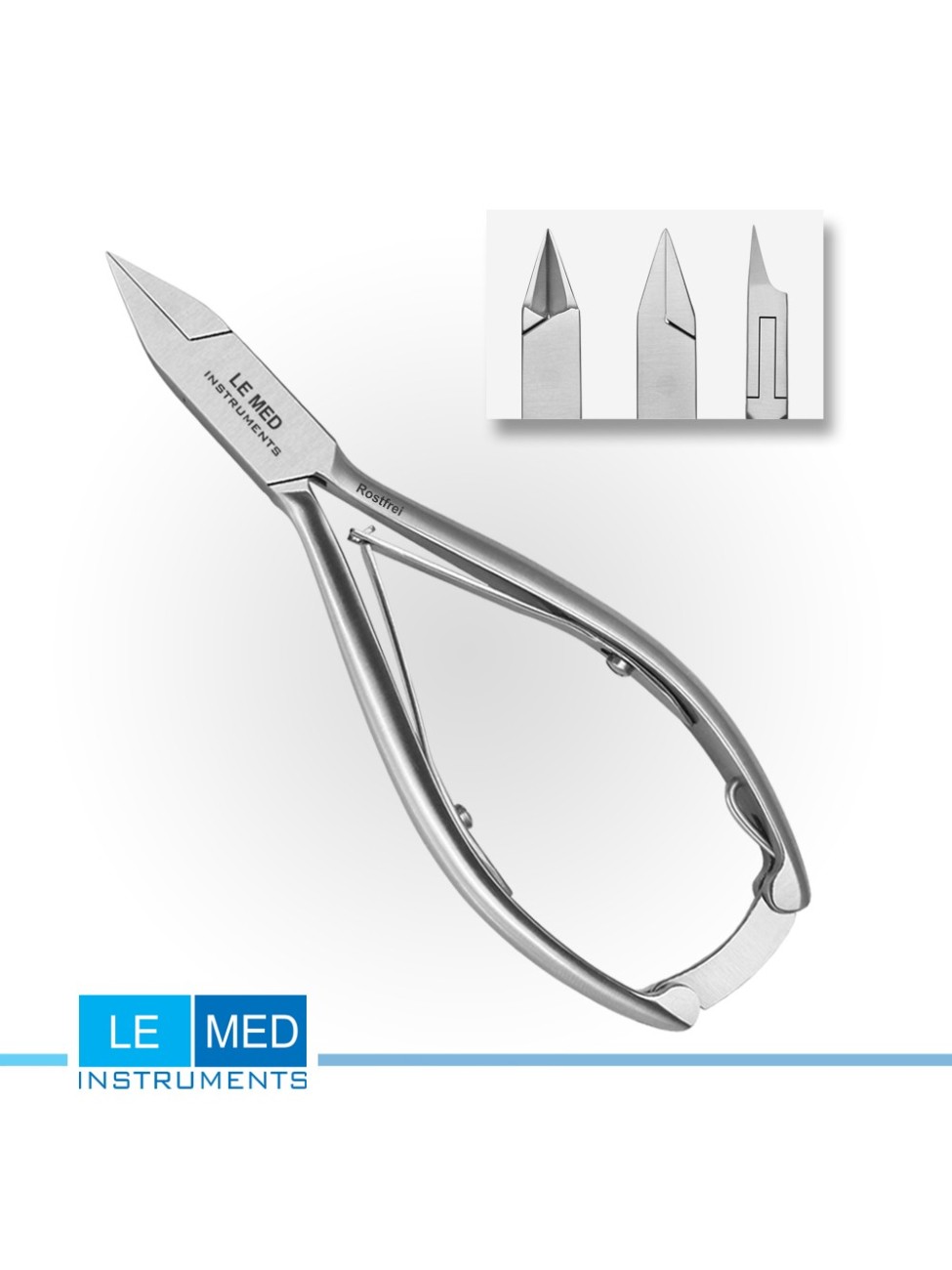 Le Med L-6014 pediküüritangid – peenike ots, topeltvedru