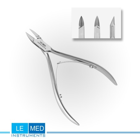 Кусачки для вросших ногтей LE MED L-6064 11.5 см – хирургическая сталь, профессиональные инструменты