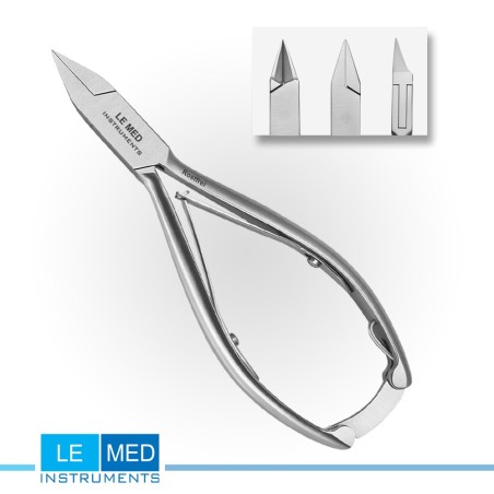 LE MED L-6018 pediküüri küünetangid eriti peente teradega 14 cm – professionaalsed tööriistad