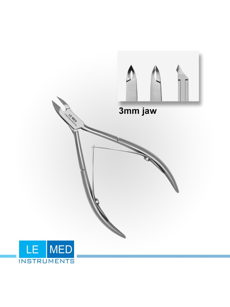 Кусачки для кутикулы LE MED L-6110 10 см – профессиональные маникюрные инструменты