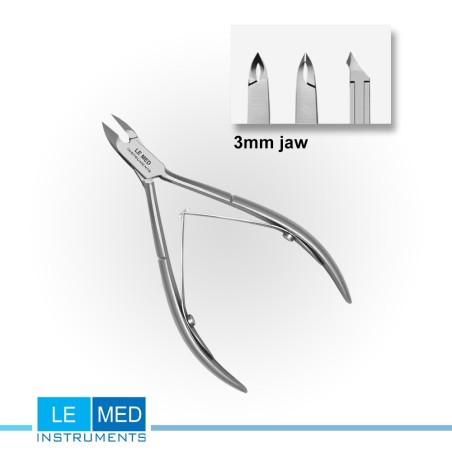 Кусачки для кутикулы LE MED L-6110 10 см – профессиональные маникюрные инструменты