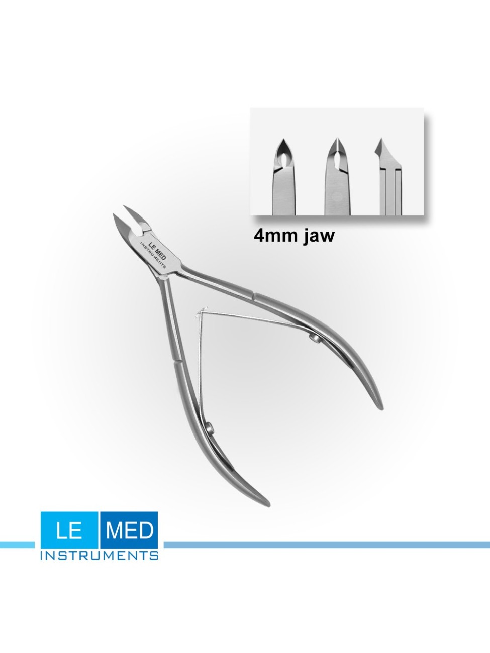 Кусачки для кутикулы LE MED L-6108  10 см – профессиональные маникюрные инструменты