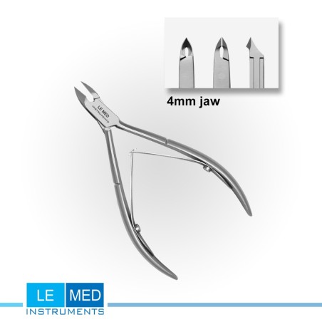 Кусачки для кутикулы LE MED L-6108  10 см – профессиональные маникюрные инструменты