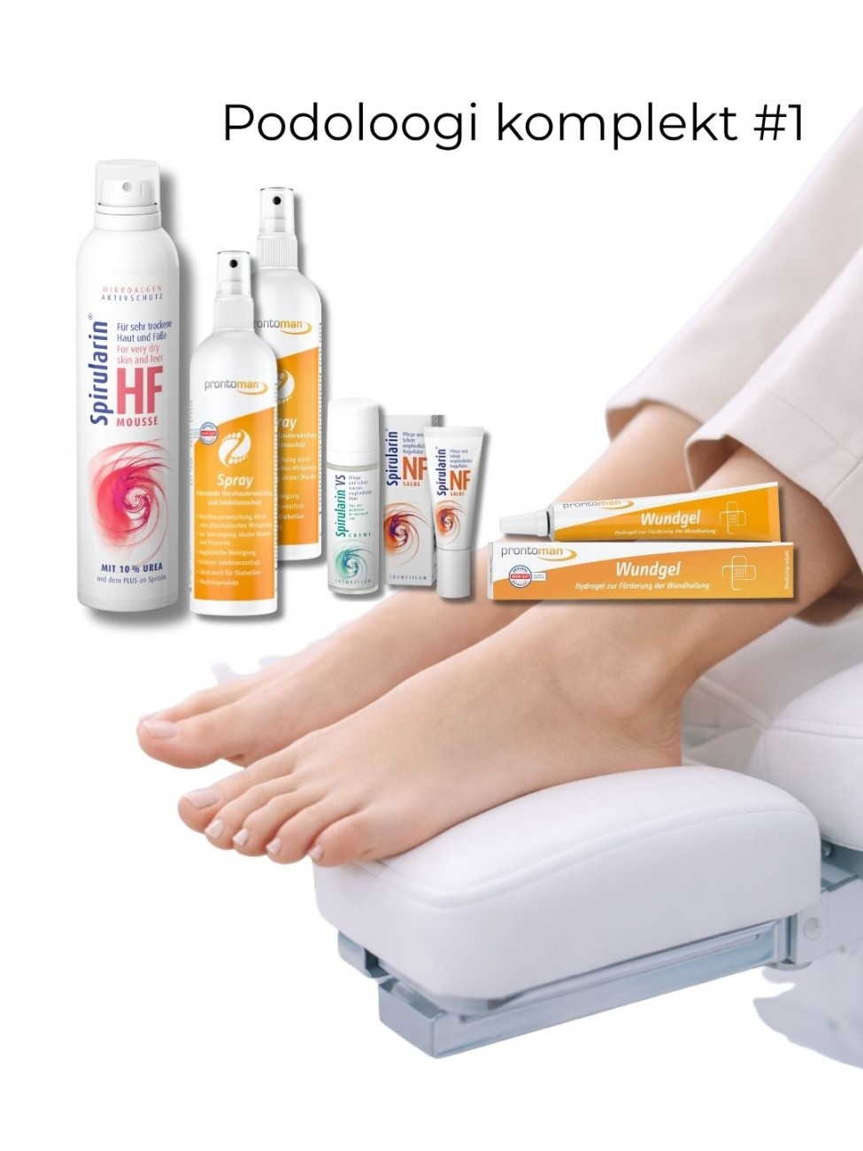 Набор для подолога №1 – сухая кожа и воспаление | Bodycare