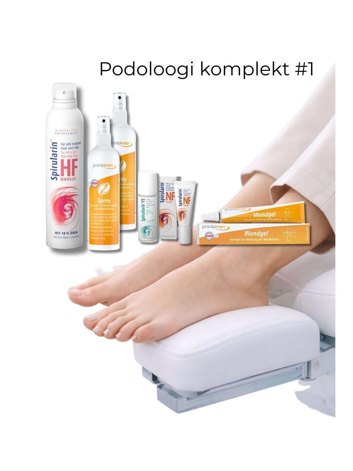 Набор для подолога №1 – сухая кожа и воспаление | Bodycare