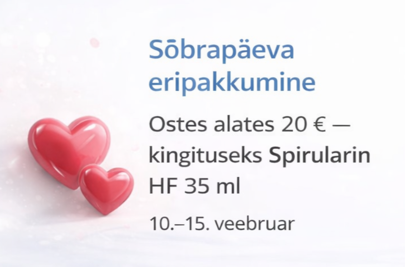 Spirularin HF 35 ml kingitus ostul alates 20 €